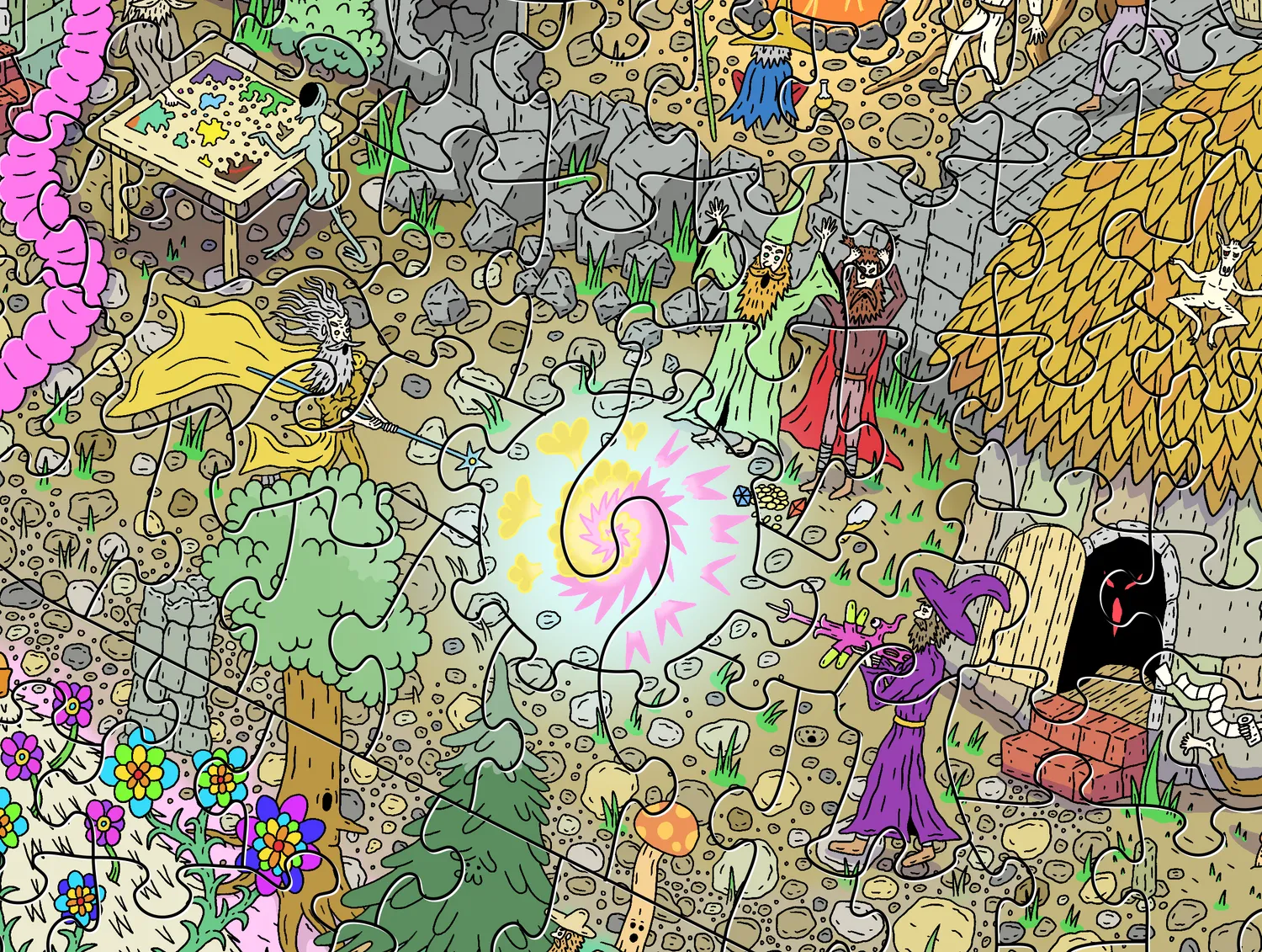 Magic Puzzle Company The Wild Wizards puslespil magisk