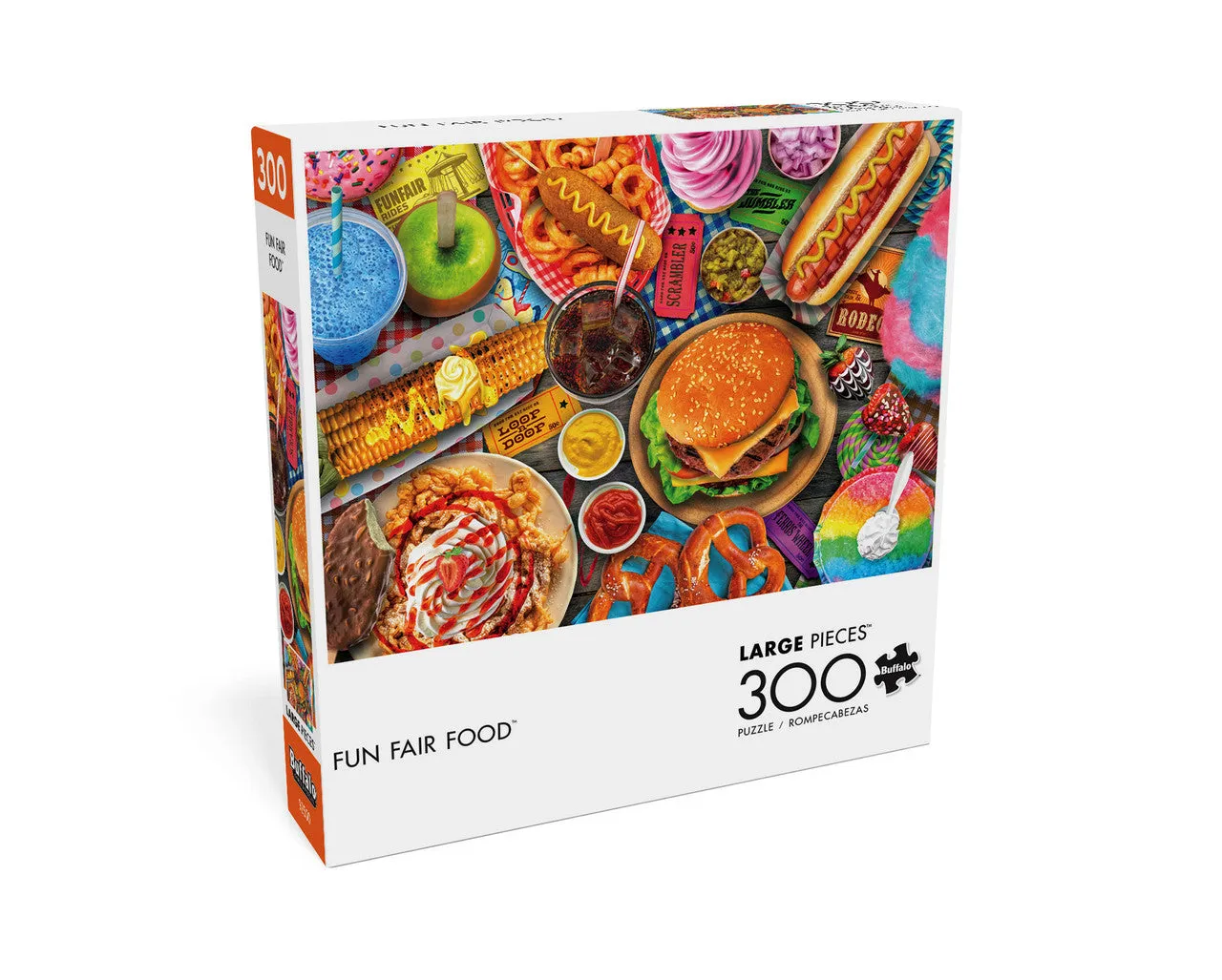 Buffalo Games Fun Fair Food puslespil 300 store brikker mad