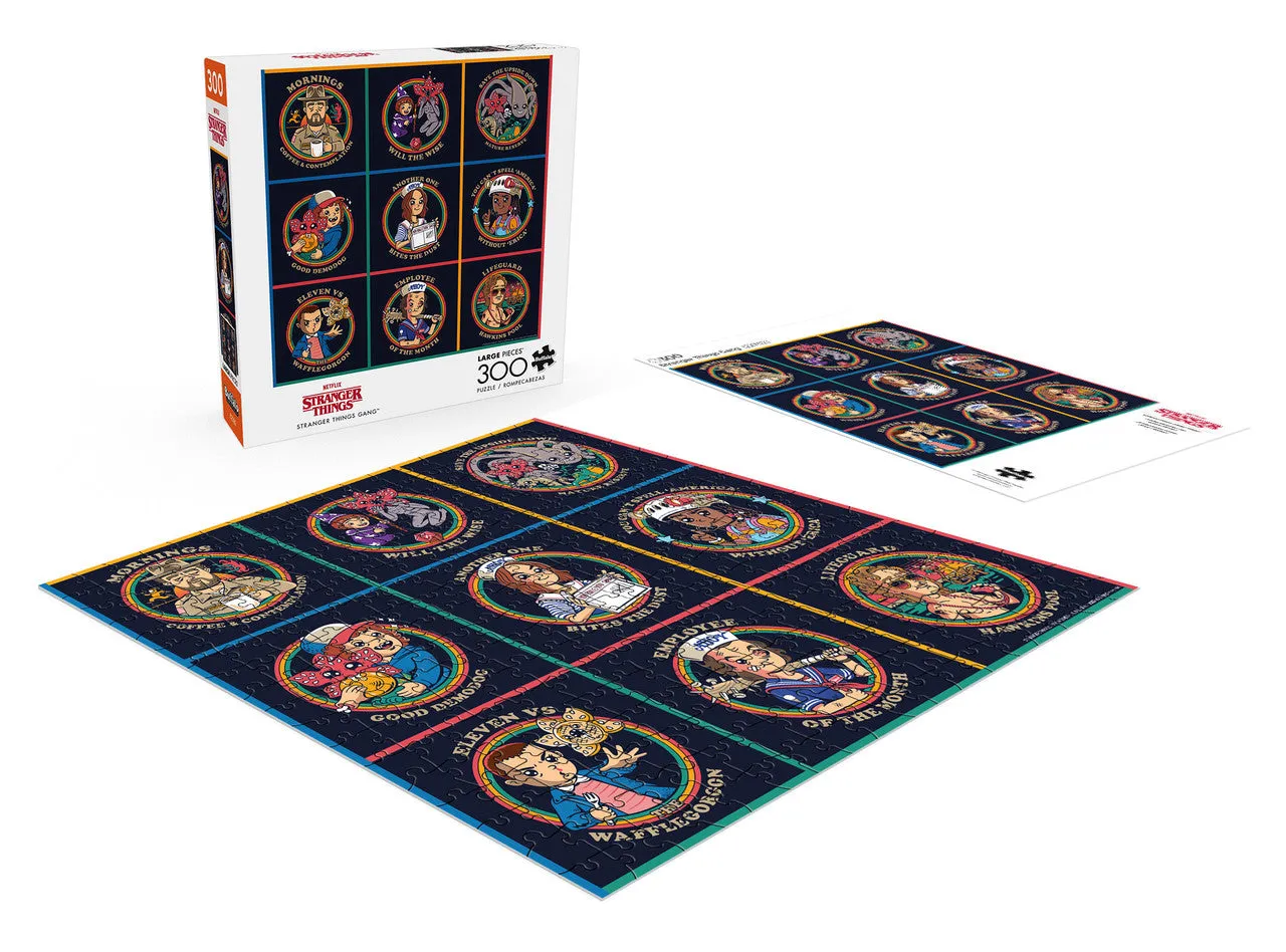 Buffalo Games Stranger Things Gang puslespil 300 brikker store