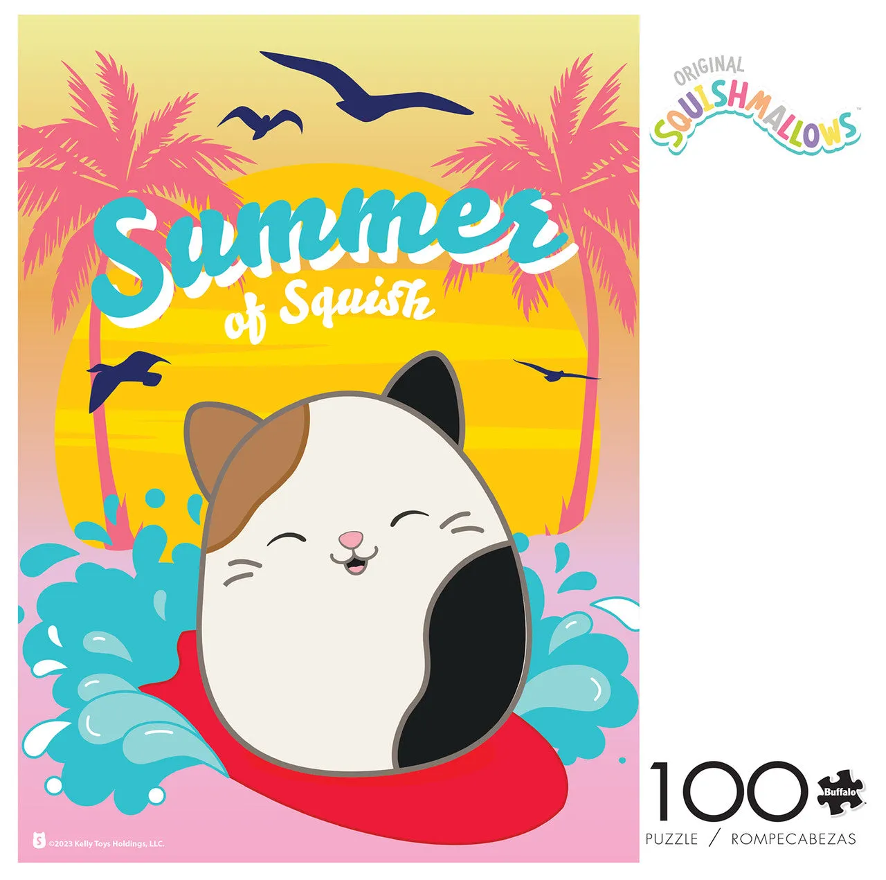 Buffalo Games Squishmallows Summer puslespil 100 brikker børn