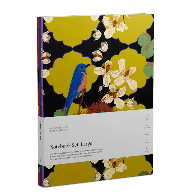 Pomegranate Kate Blairstone Large Notebook Set notesbøger