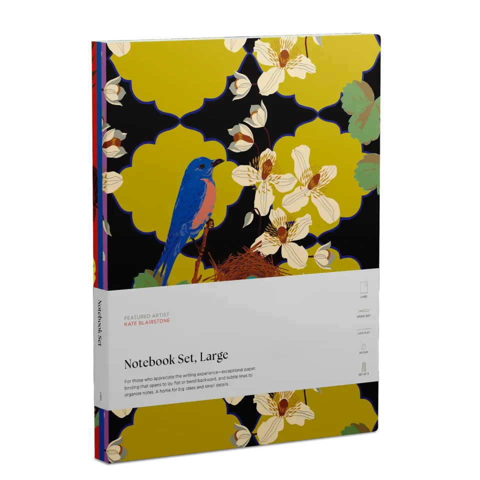 Pomegranate Kate Blairstone Large Notebook Set notesbøger