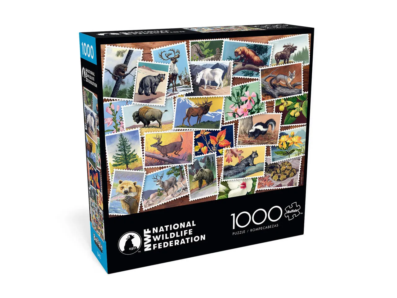 Buffalo Games Stamps Collage puslespil 1000 brikker frimærker