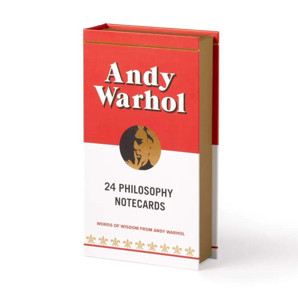 Galison Andy Warhol Philosophy brevkort 24 stk farver