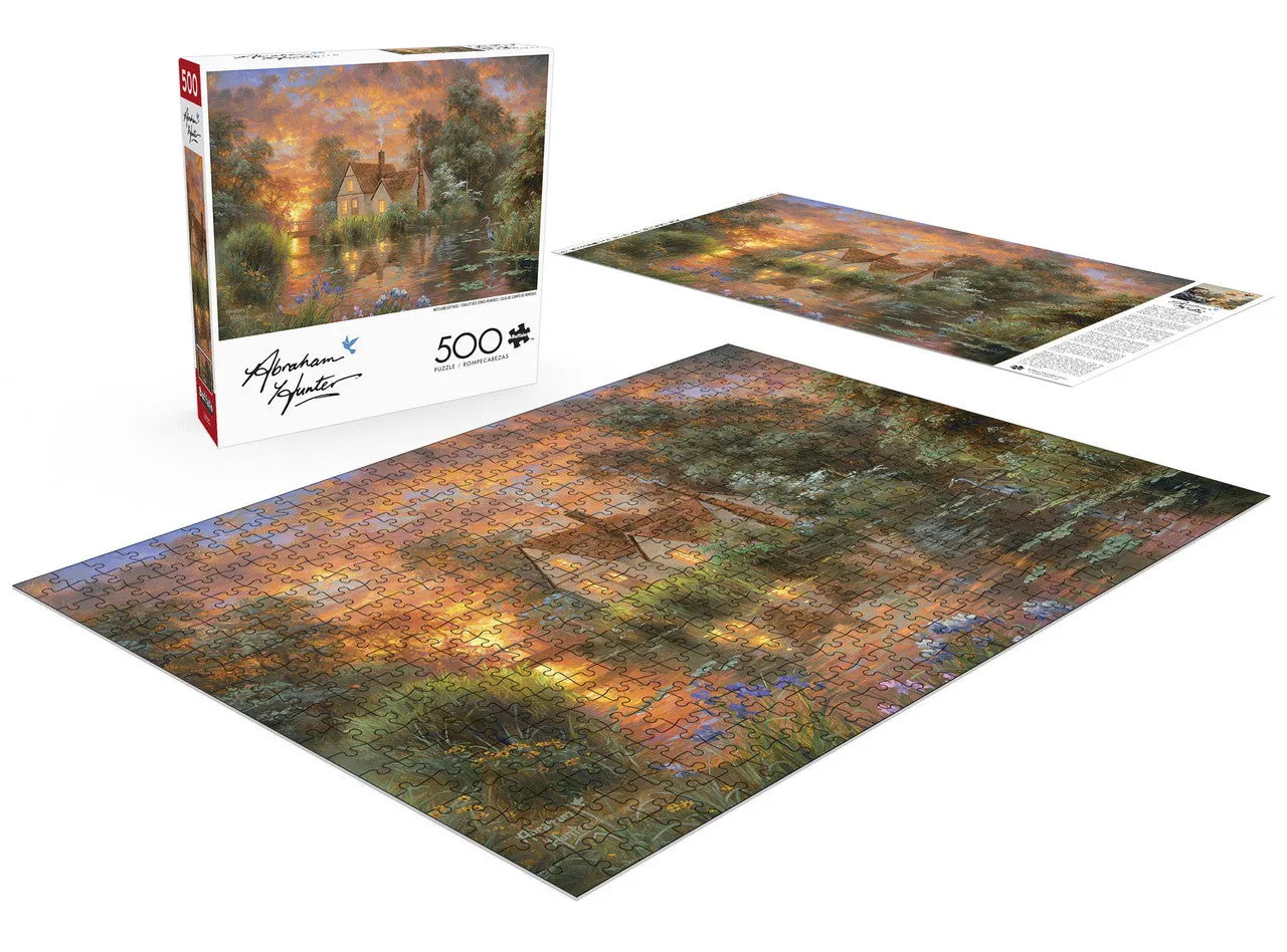 Buffalo Games Wetland Cottage Abraham Hunter puslespil 500 brikker