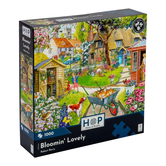 House of Puzzle Bloomin Lovely puslespil 1000 brikker blomster