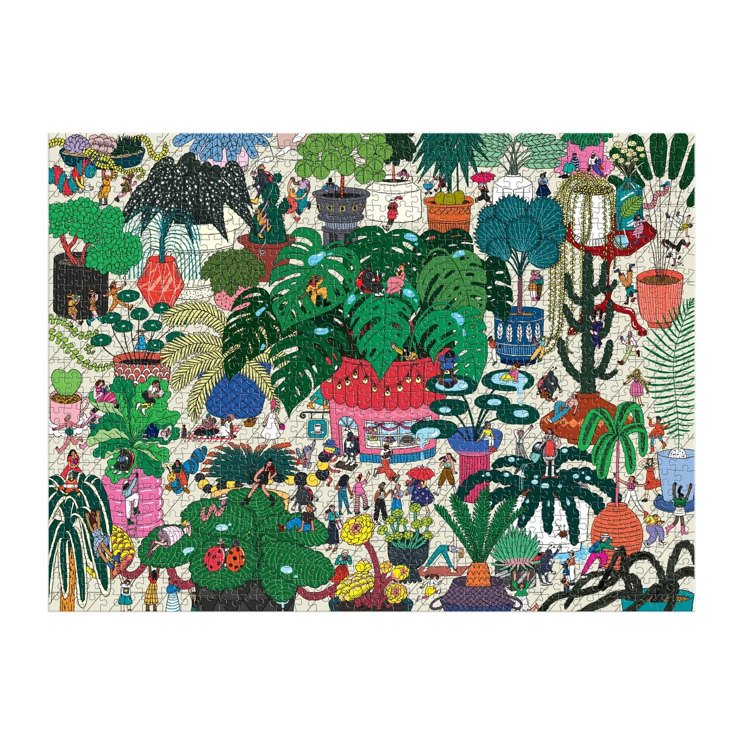 Galison Plant World puslespil 1000 brikker botanik