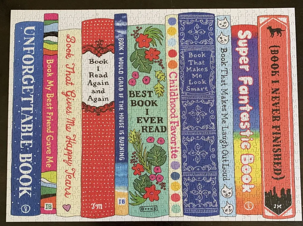 Galison Ideal Bookshelf Universals 1000 puslespil bogreol