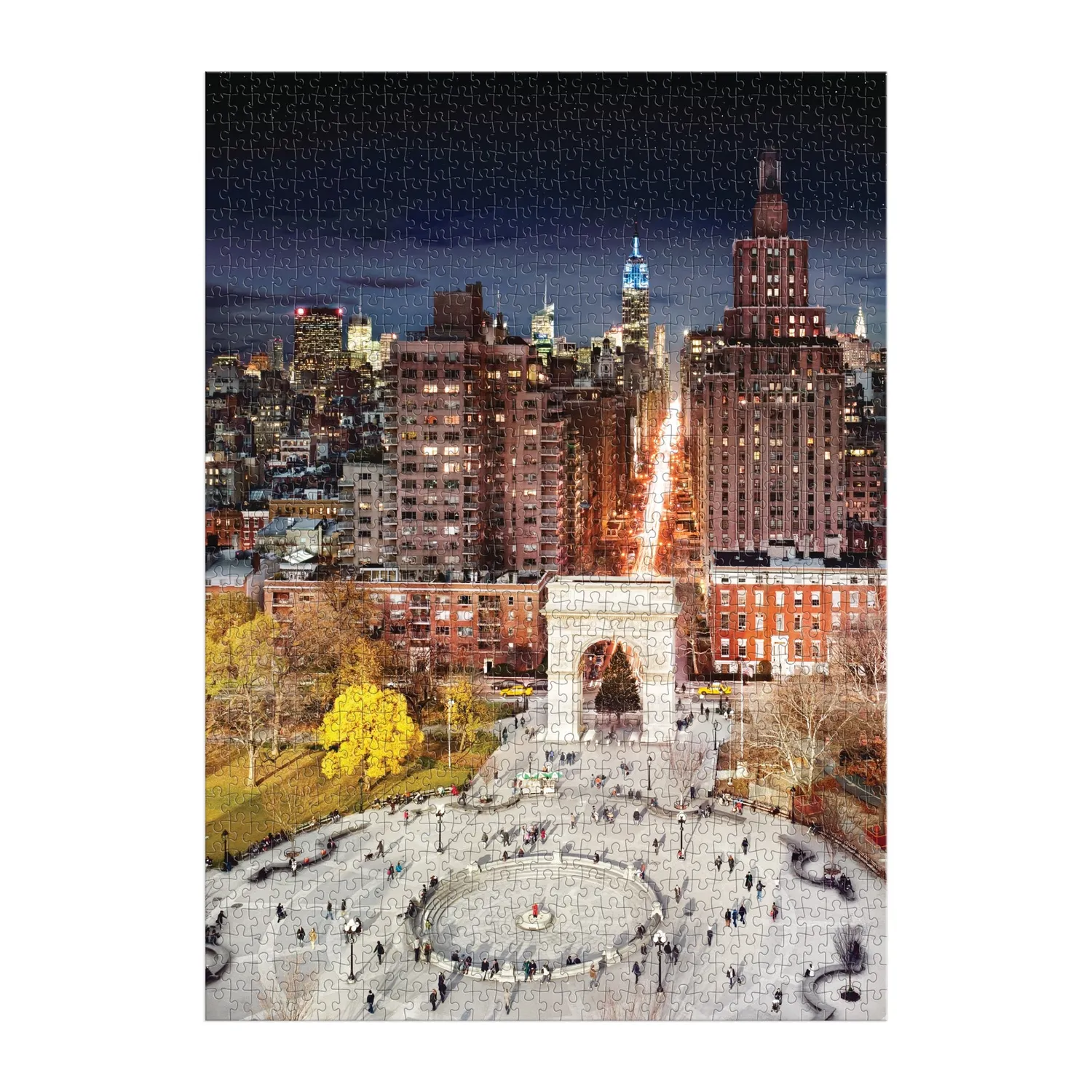 Galison Day to Night Washington Square Park puslespil 1000