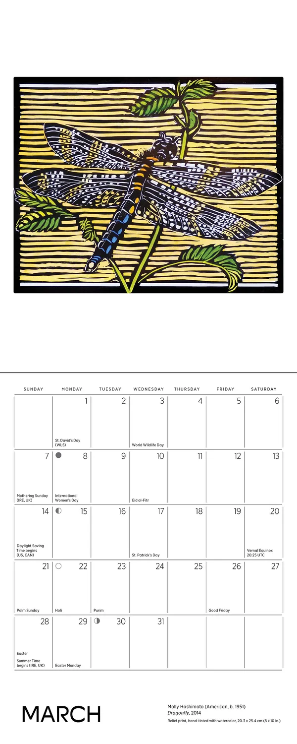 Pomegranate Molly Hashimoto Wildlife 2027 minivægkalender dyr