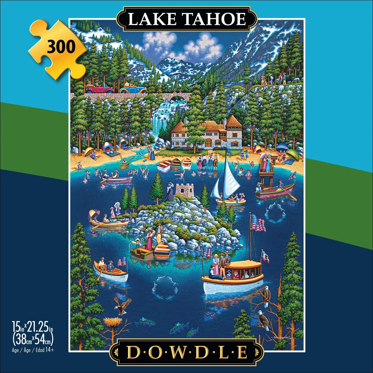 Buffalo Games Eric Dowdle Lake Tahoe puslespil 300 brikker store