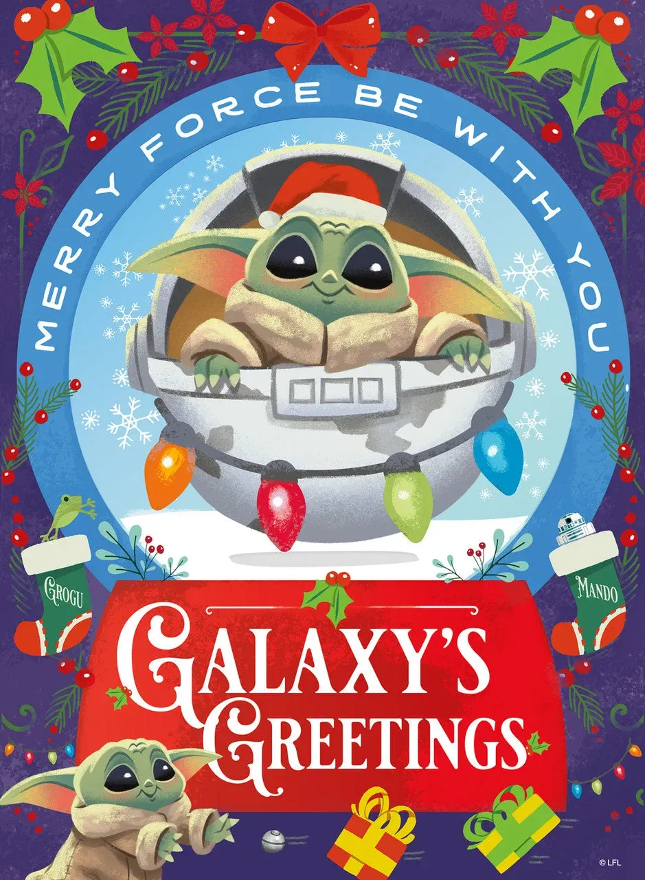 Buffalo Games Star Wars Galaxy's Greetings puslespil 100 brikker jul