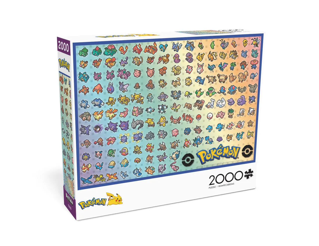 Buffalo Games Pokemon Retro Pixel Chart puslespil 2000 brikker 151