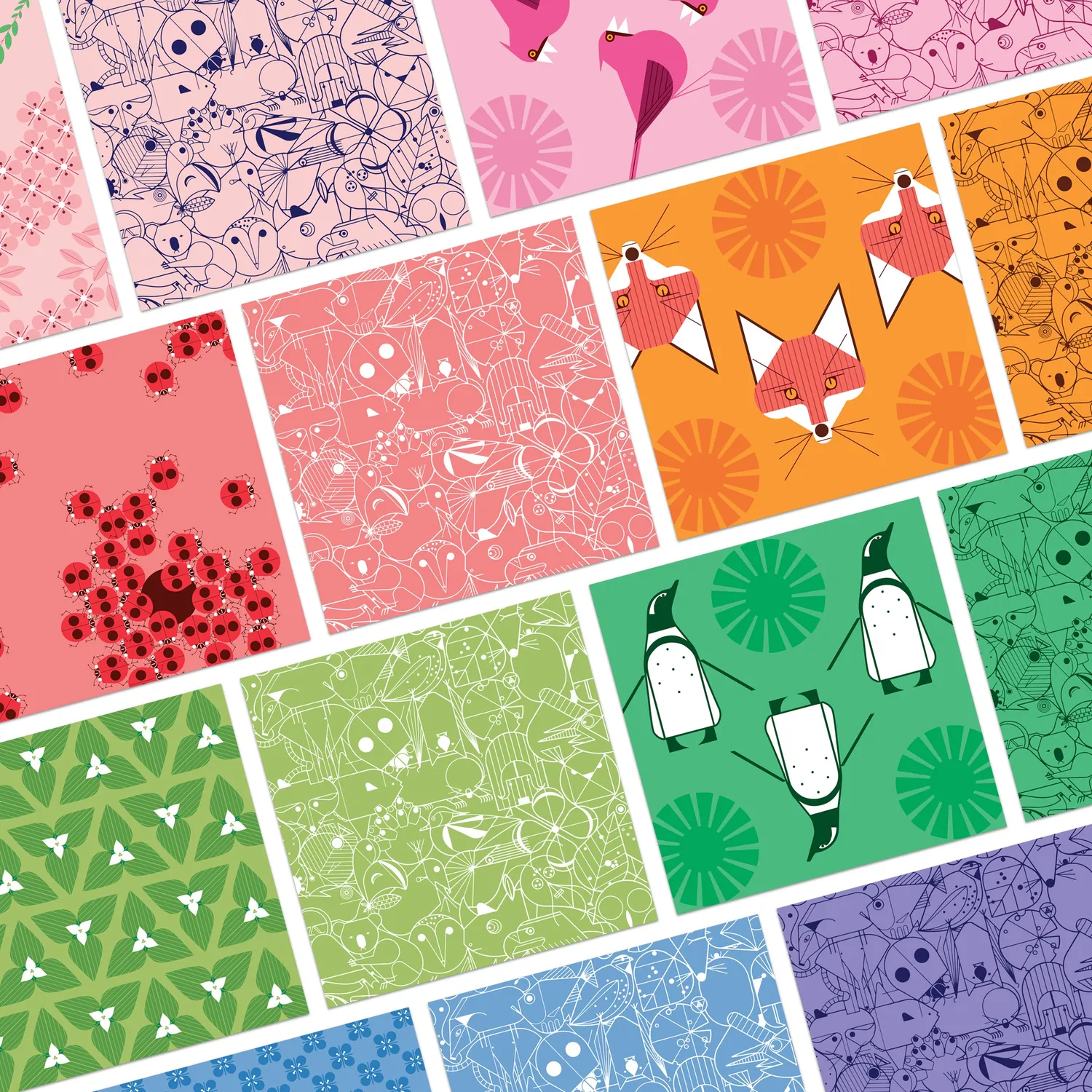 Pomegranate Charley Harper Origami Animals origami
