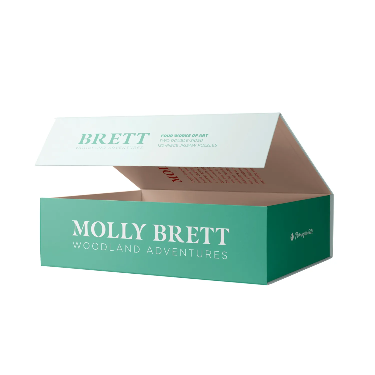 Pomegranate Molly Brett Woodland Adventures puslespil 120 brikker