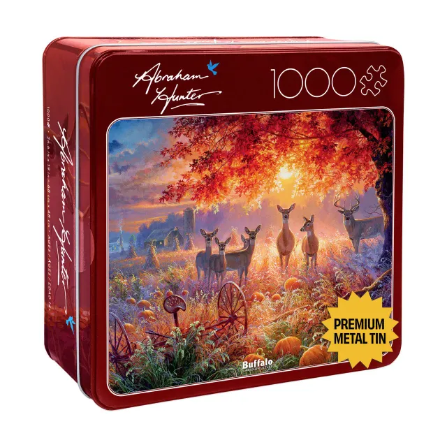 Buffalo Games Collector’s Tin Trick or Treat puslespil 1000 brikker dåse