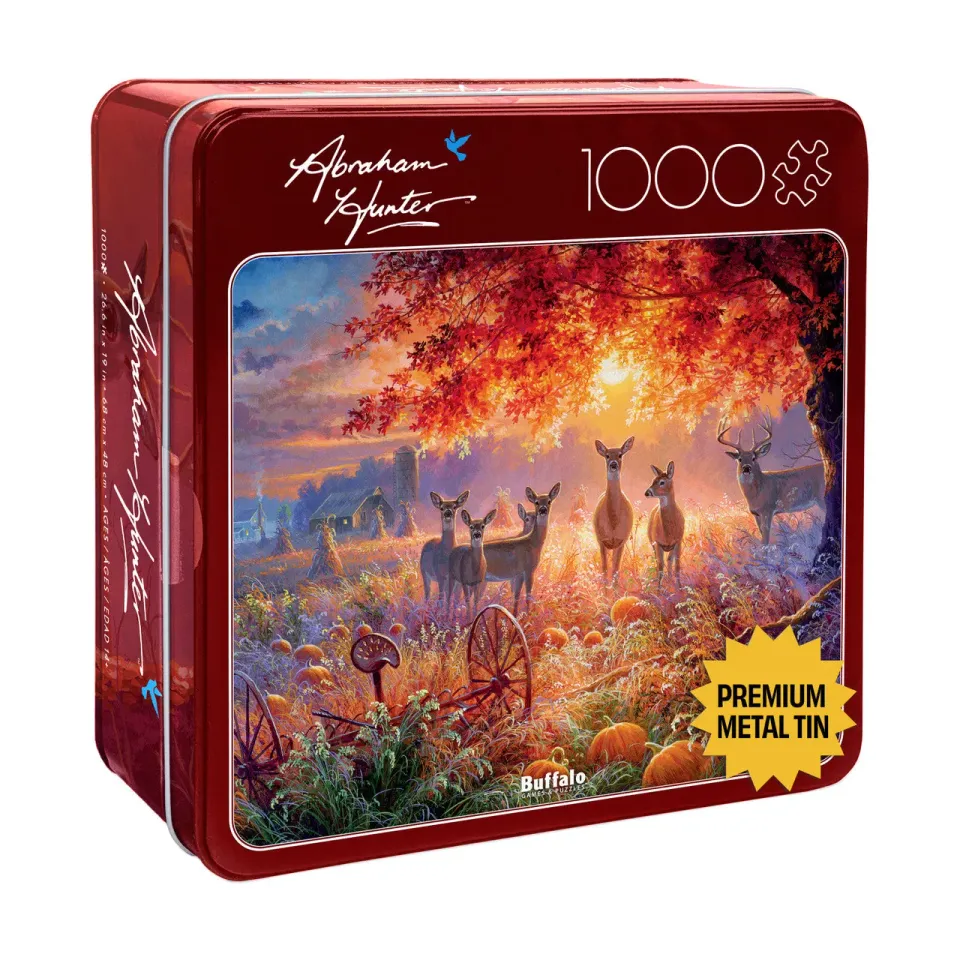 Buffalo Games Collector’s Tin Trick or Treat puslespil 1000 brikker dåse