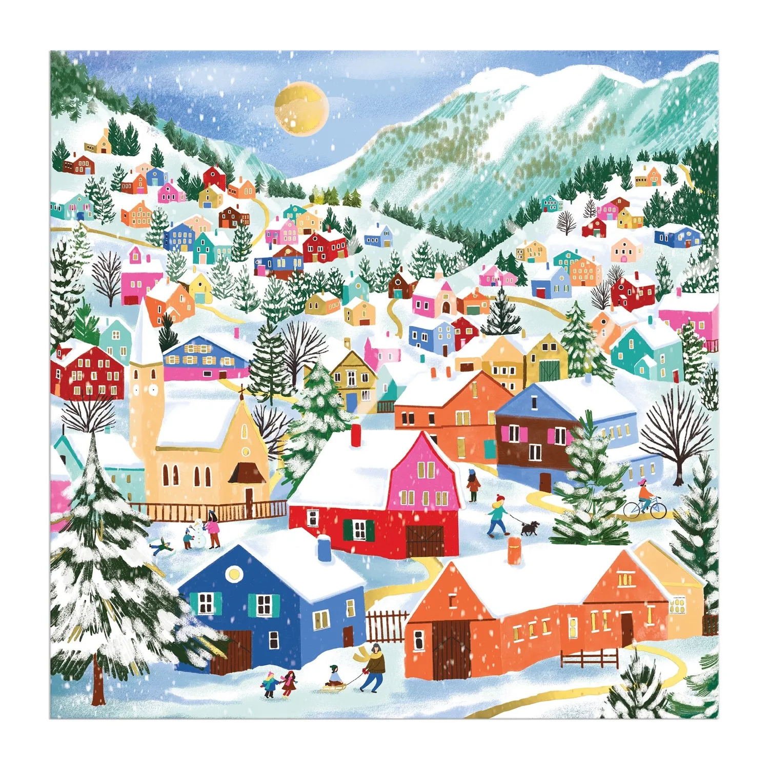 Good Puzzle Co. Swiss Alpine Village 500 puslespil foil