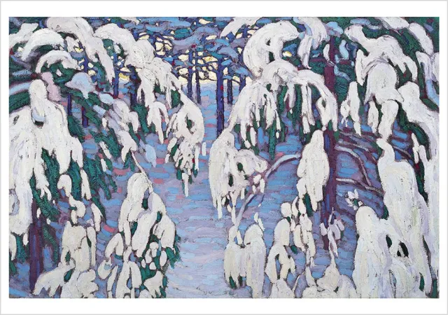 Pomegranate Lawren S. Harris Snow Fantasy kort