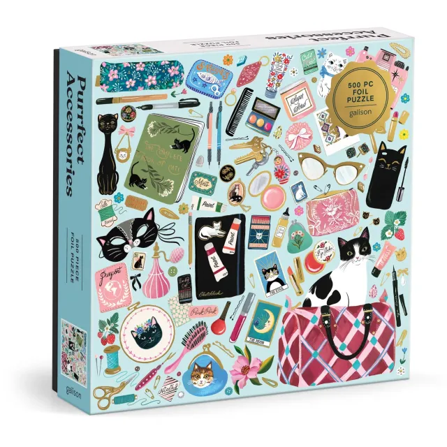 Good Puzzle Co. Purrfect Accessories puslespil 500 brikker folie katte