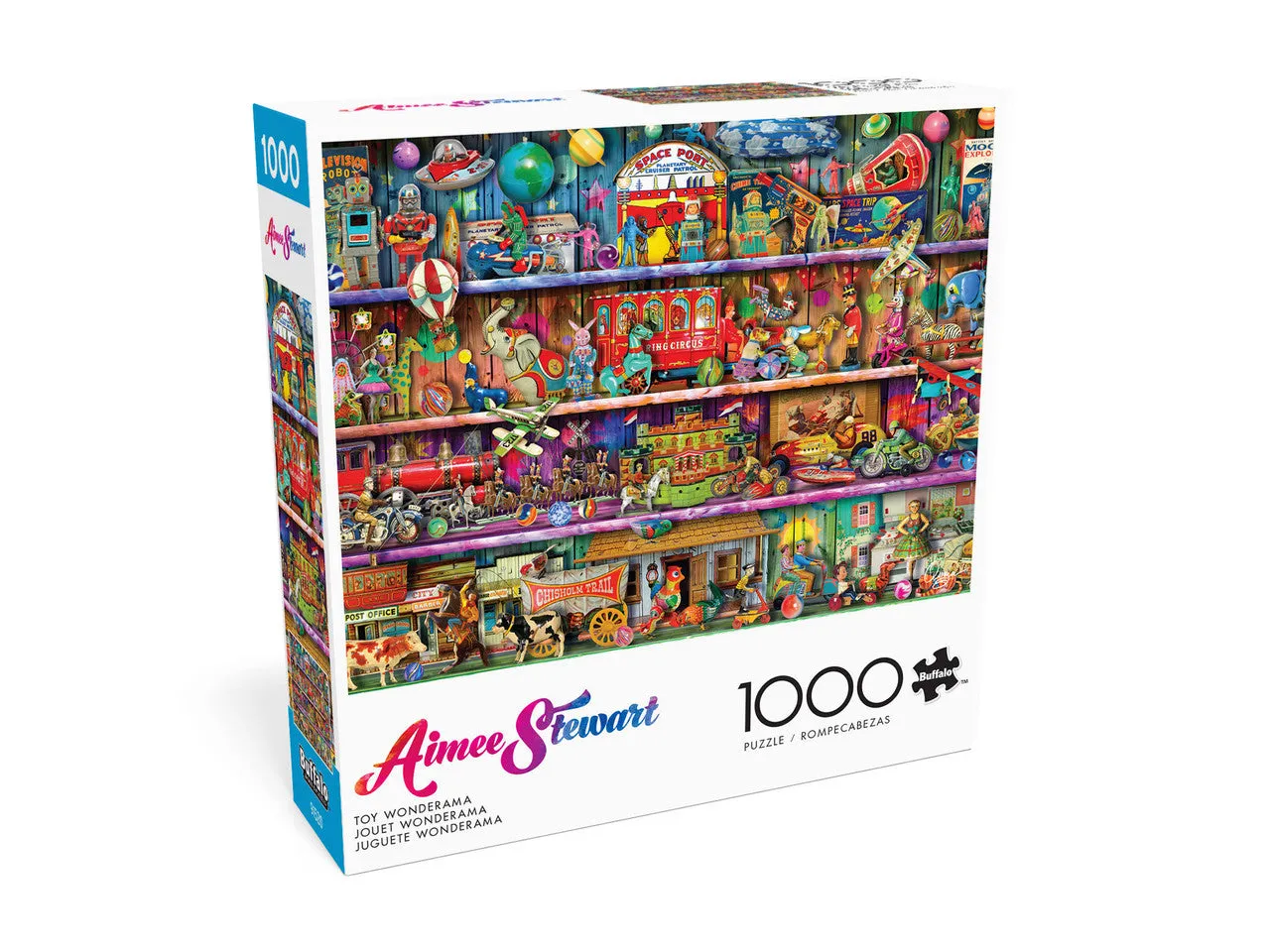 Buffalo Games Aimee Stewart Toy Wonderama puslespil 1000 brikker