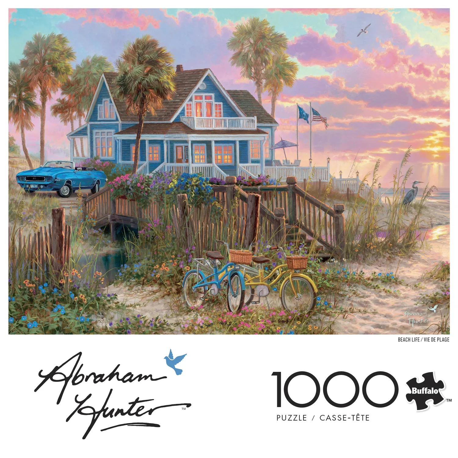 Buffalo Games Abraham Hunter Beach Life puslespil 1000 brikker strand