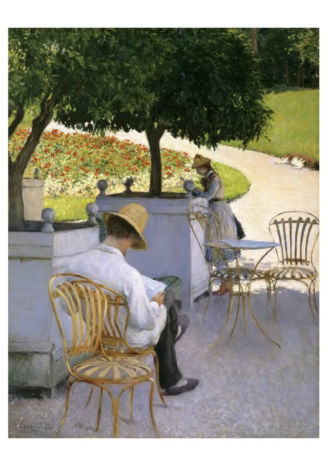Pomegranate Caillebotte The Orange Trees kort blankt