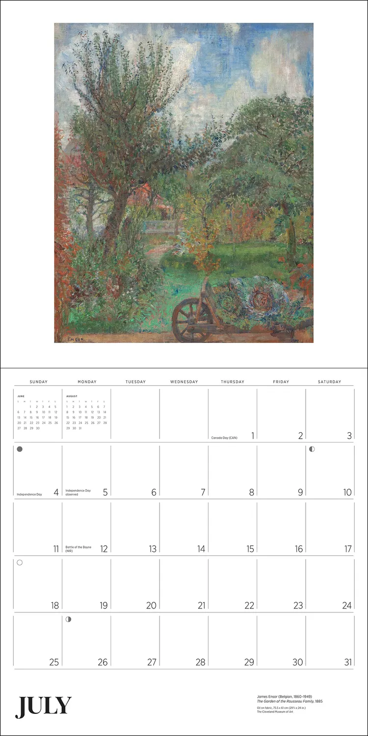 Pomegranate Gardens of the Impressionists vægkalender 2027