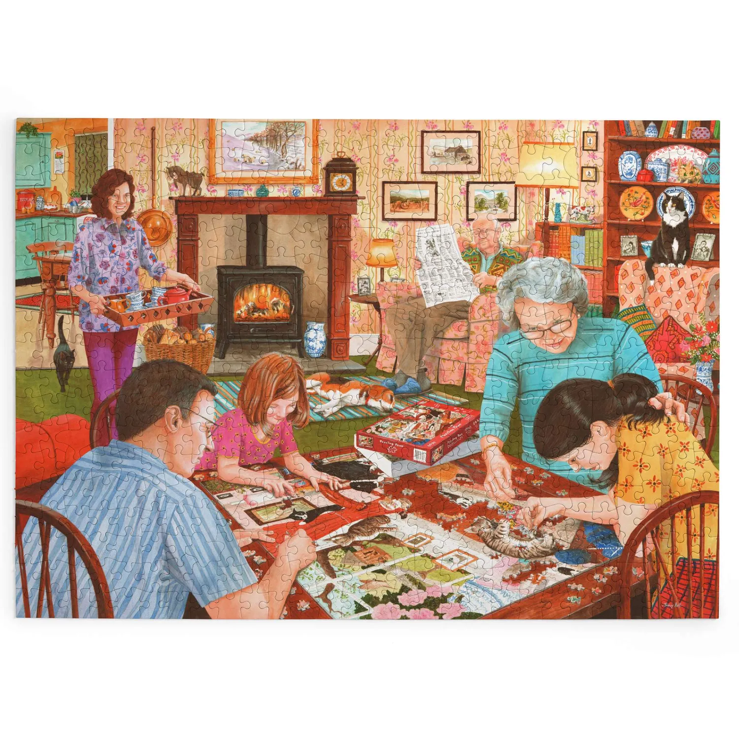 House of Puzzles BIG Bits & Pieces puslespil 500 brikker farver