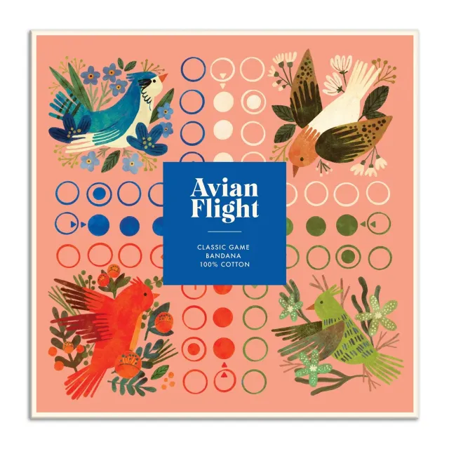 Galison Yasmin Imamura Avian Flight bandana spil fugle
