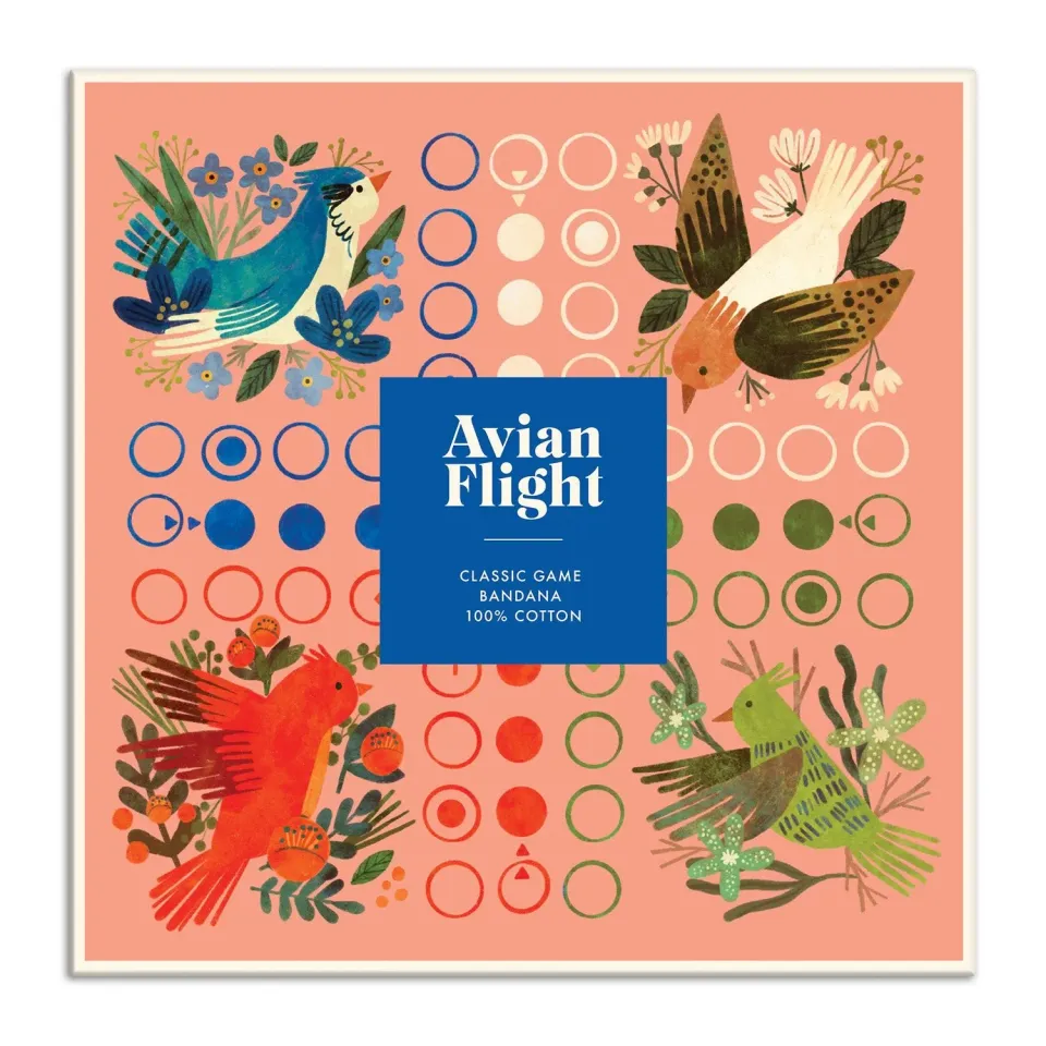Galison Yasmin Imamura Avian Flight bandana spil fugle