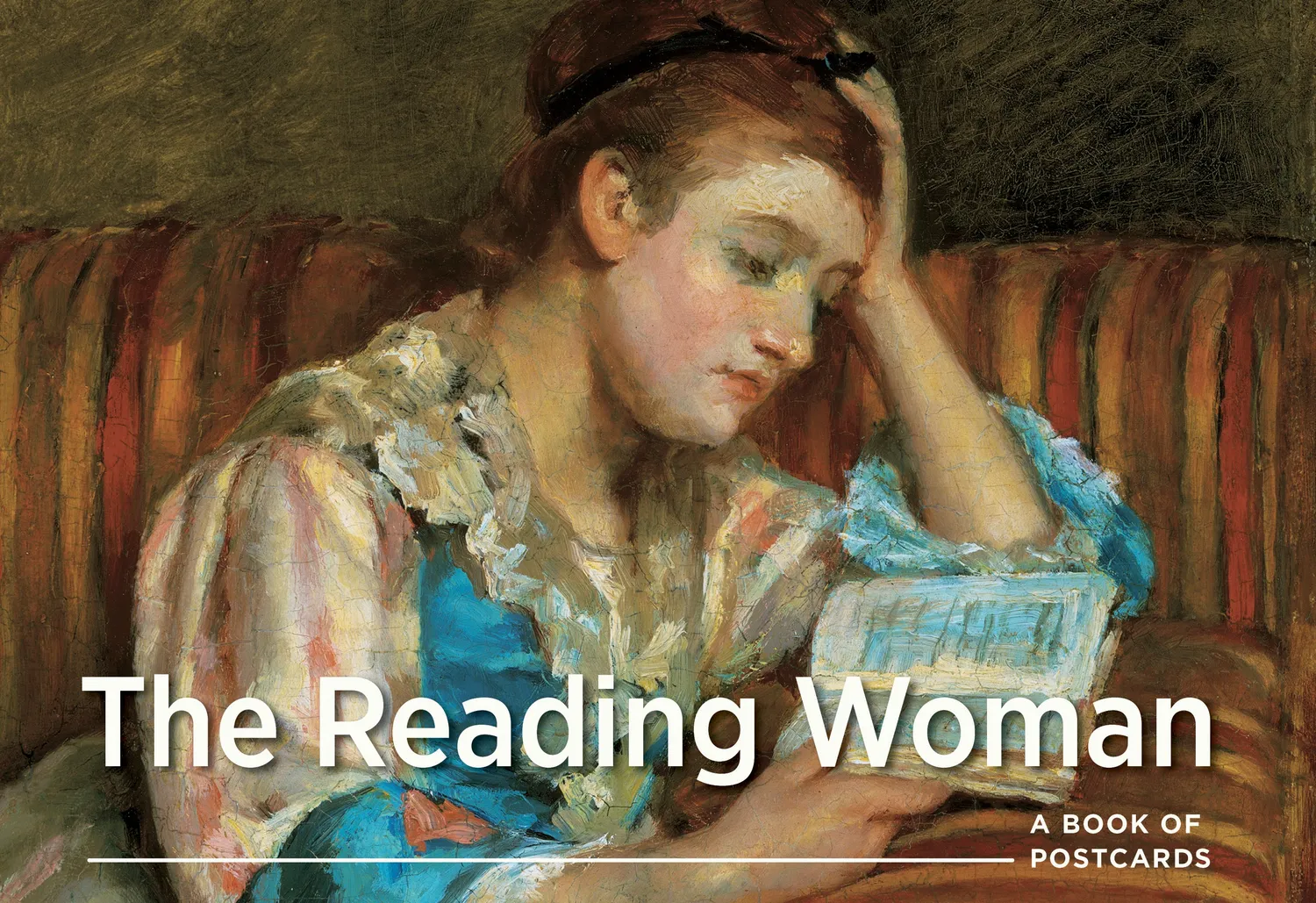 Pomegranate The Reading Woman postkortbog 30 stk