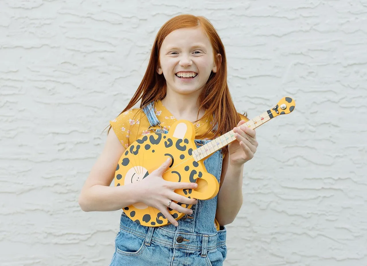 Buffalo Games Tinkertar Leopard Guitar børneguitar 1-strenget