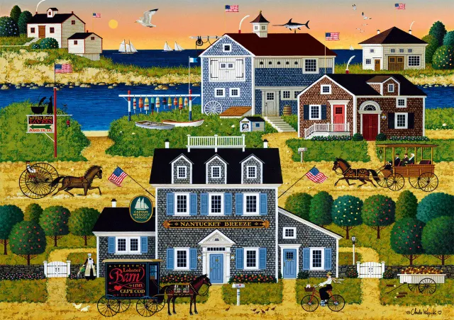 Buffalo Games Wysocki Witch's Bay puslespil 300 store brikker kyst