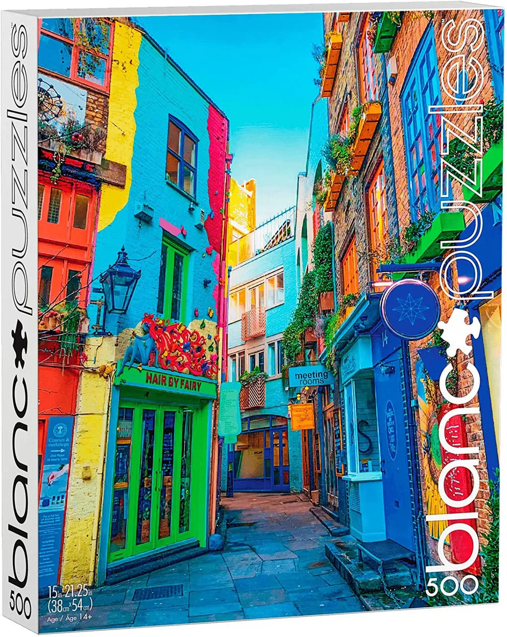 Buffalo Games blanc Bright London Streets puslespil 500 brikker