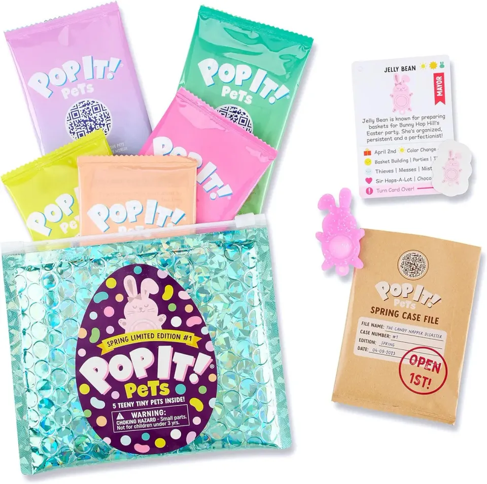 Buffalo Games Pop It! Pets Spring fidgetlegetøj mystery pose