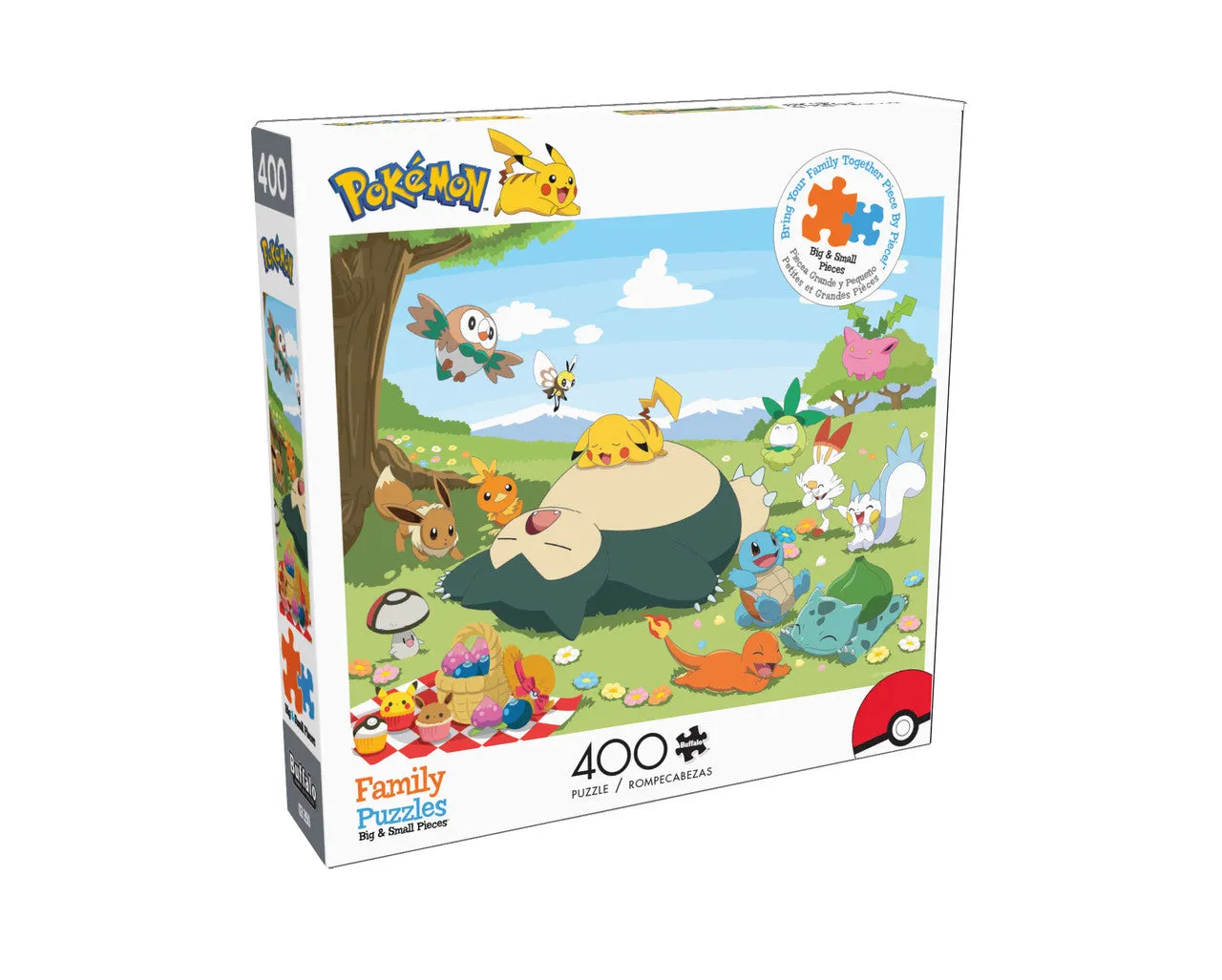 Buffalo Games Pokemon Picnic puslespil 400 brikker familie