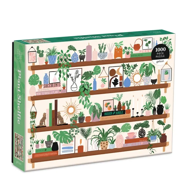 Good Puzzle Co. Plant Shelfie puslespil 1000 brikker planter