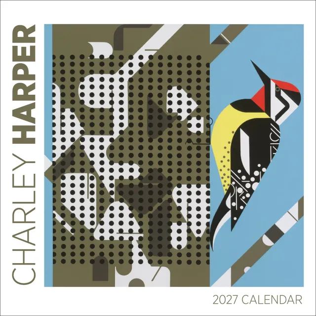 Pomegranate Charley Harper 2027 vægkalender fugle