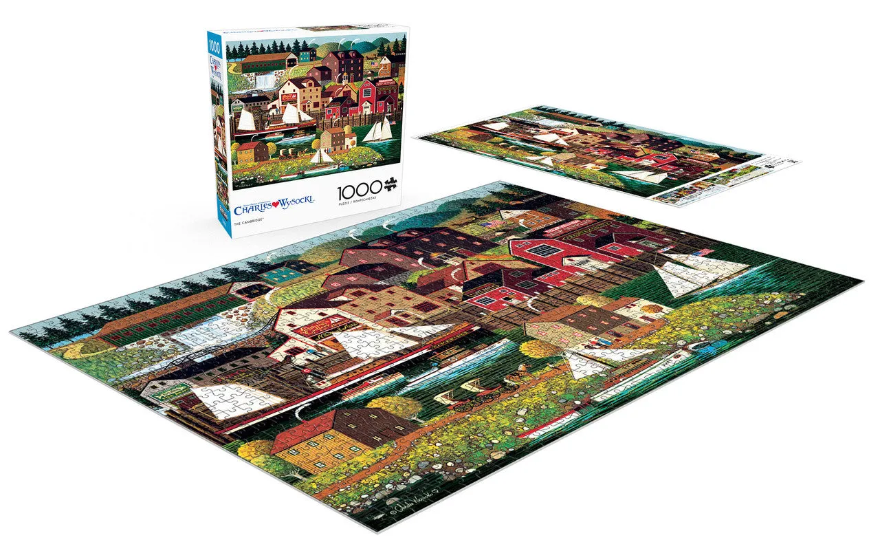 Buffalo Games Charles Wysocki The Cambridge puslespil 1000 brikker
