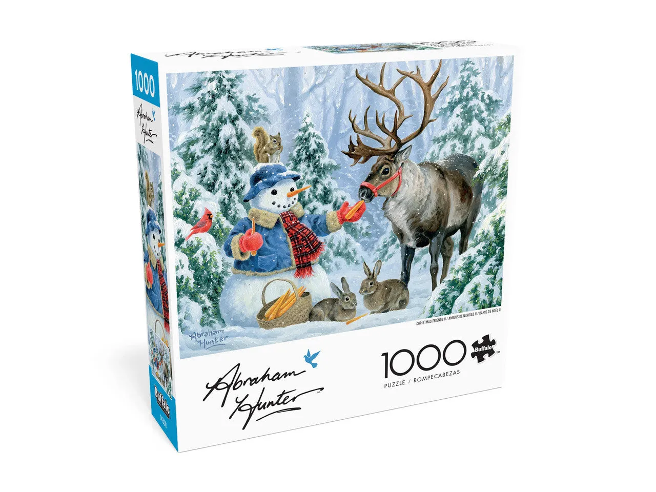 Buffalo Games Christmas Friends II puslespil 1000 brikker julemotiv