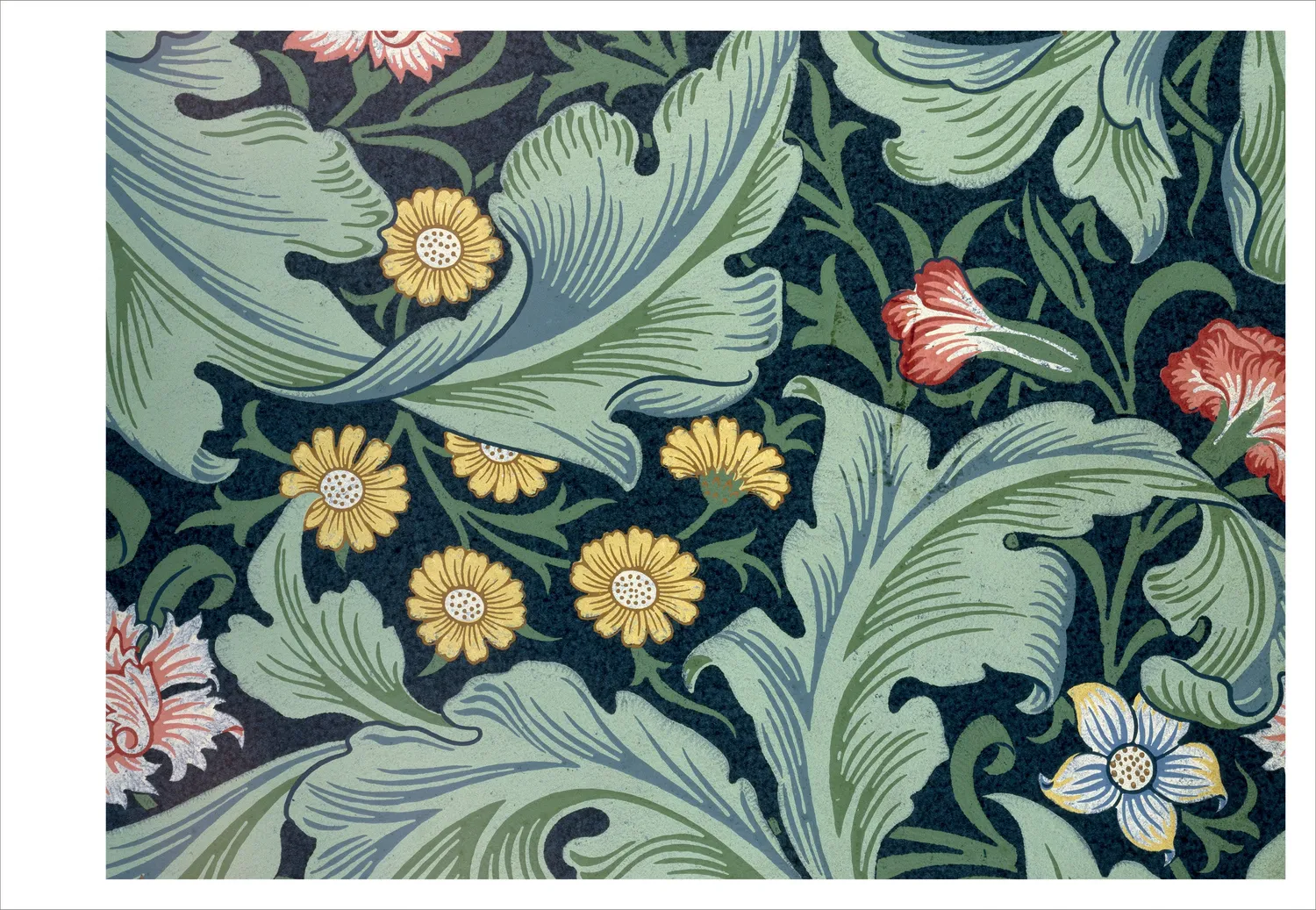 Pomegranate William Morris Arts and Crafts postkortbog 30 kort
