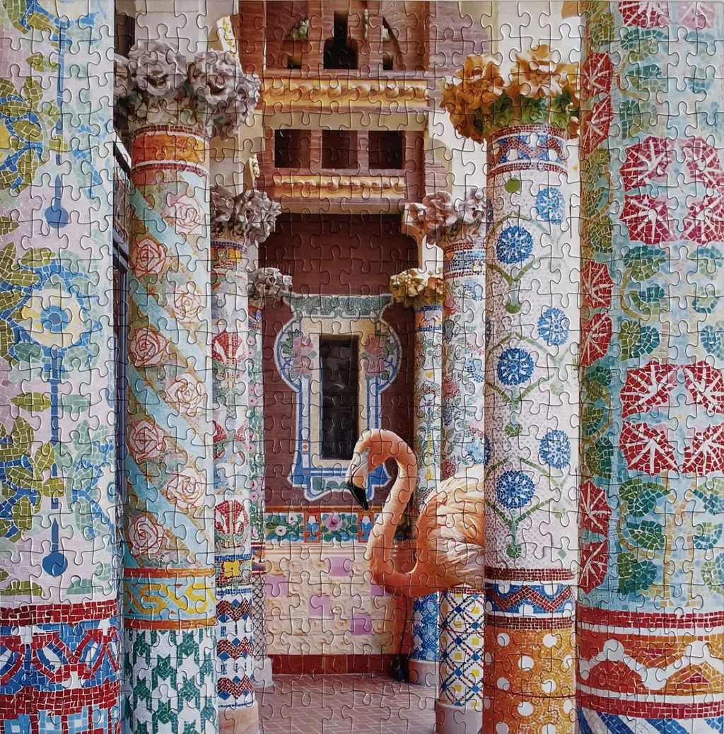 Galison Mosaic Hall puslespil 500 brikker Barcelona