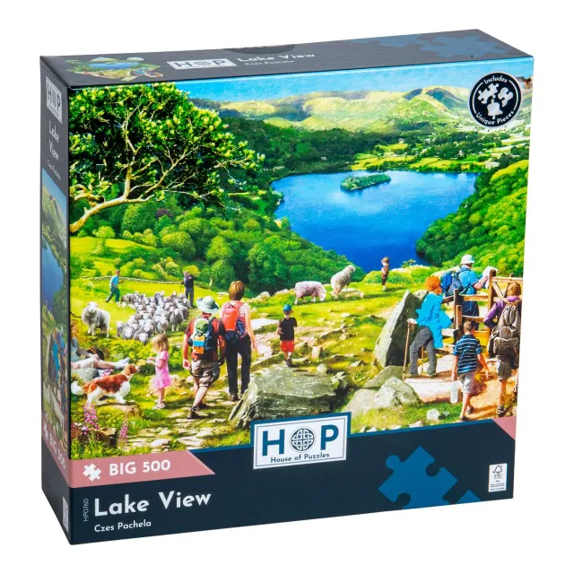 House of Puzzle BIG Lake View puslespil 500 brikker XL