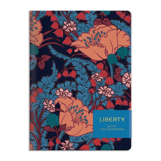 Good Puzzle Co. Liberty Floral notesbog sæt 2 stk linjeret