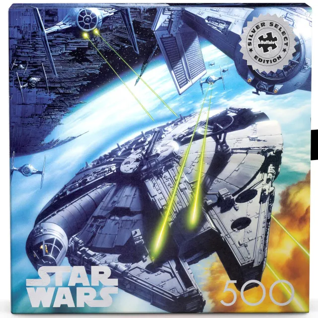Buffalo Games Star Wars Silver Select puslespil 500 brikker gave