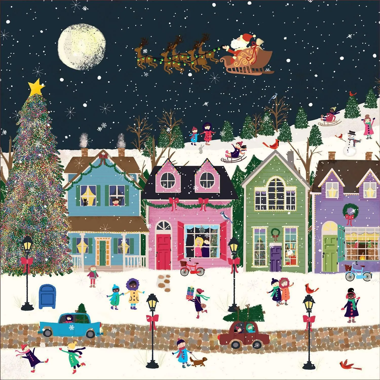 Galison Winter Wonderland puslespil 500 brikker jul