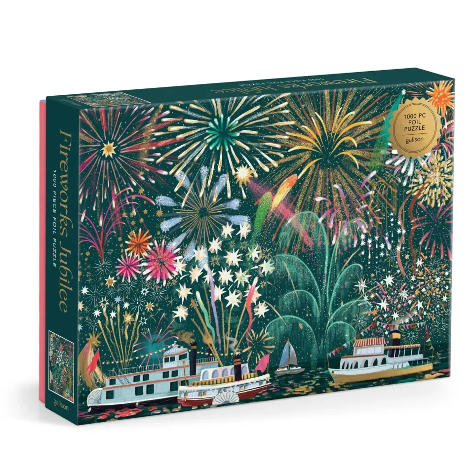 Good Puzzle Co. Fireworks Jubilee puslespil 1000 brikker folie