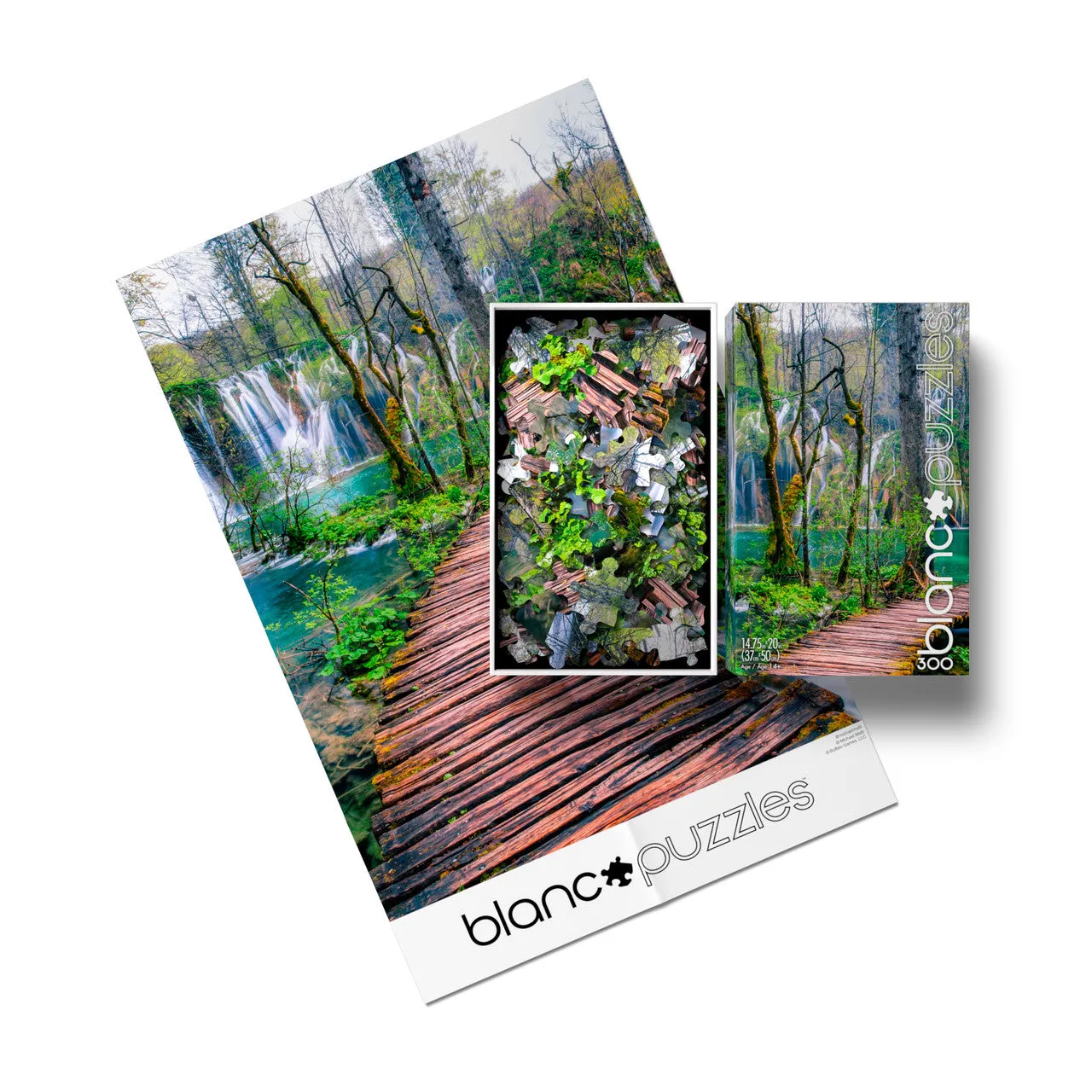 Buffalo Games blanc Croatian Pathways puslespil 300 brikker Kroatien