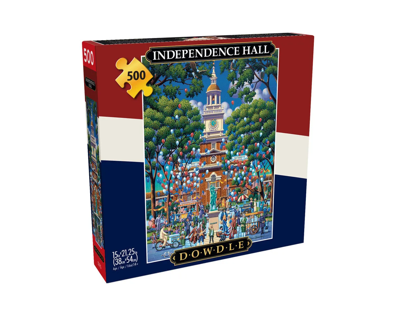 Buffalo Games Eric Dowdle Independence Hall puslespil 500 brikker
